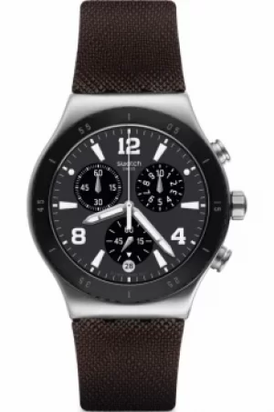 Image of Swatch Duo Brown Watch YVS450