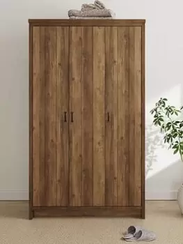 Image of Gfw Boston 3 Door Wardrobe - Oak