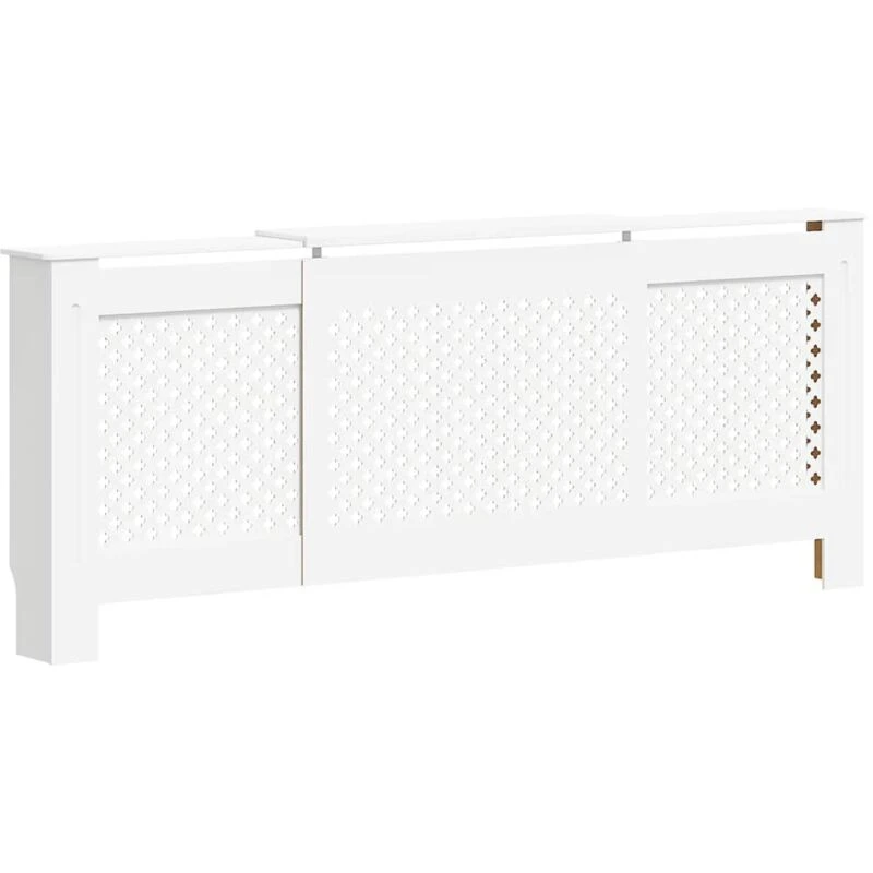 Image of VIDAXL Mdf Radiator Cover White 205cm Vidaxl 8720286155004
