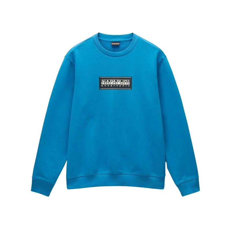 Image of Napapijri B-Box Crewneck Sweatshirt Bleu Male XL