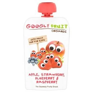 Image of Googly Fruit Apple Strawberry Blueberry and Raspberry Squeezy