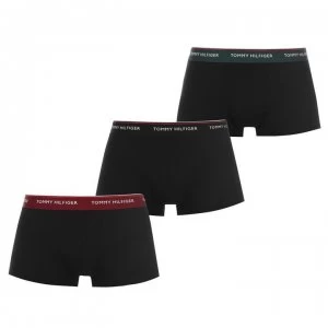 Image of Tommy Bodywear 3 Pack Trunks - Blk/Botan/Rhub