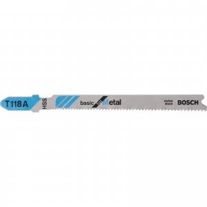 Image of Bosch T118 A Metal Cutting Jigsaw Blades Pack of 3