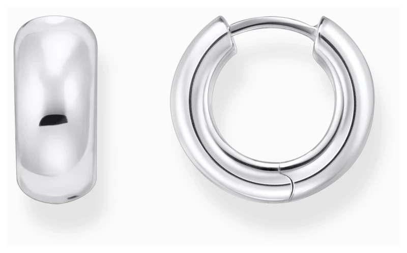 Image of Thomas Sabo CR741-001-21 Sterling Silver Small Chunky Hoop Jewellery