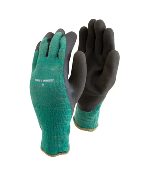 Image of Town & Country Mastergrip Pro Green Gloves Medium