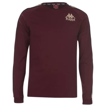 Image of Kappa Dixon Long Sleeve T Shirt - Red Damson