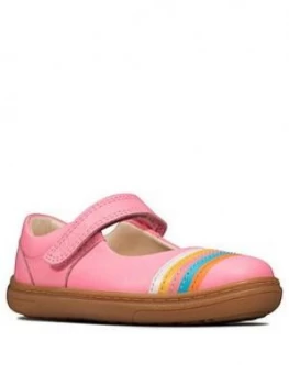 Image of Clarks Toddler Girls Zora Spark Shoes - Pink