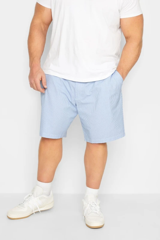 Image of BadRhino BadRhino Men Chino Shorts in Blue Size: 42R Blue 42R Male 5063110344384