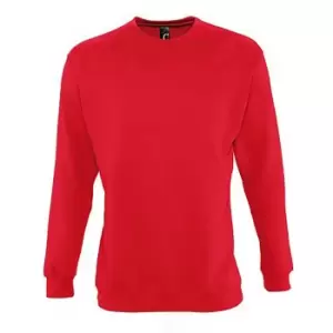 Image of SOLS Unisex Supreme Sweatshirt (M) (Red)