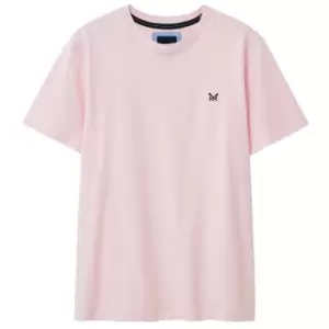 Image of Crew Clothing Mens Classic Tee Classic Pink Large