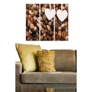 Image of MDF20839 Multicolor Decorative MDF Painting (3 Pieces)