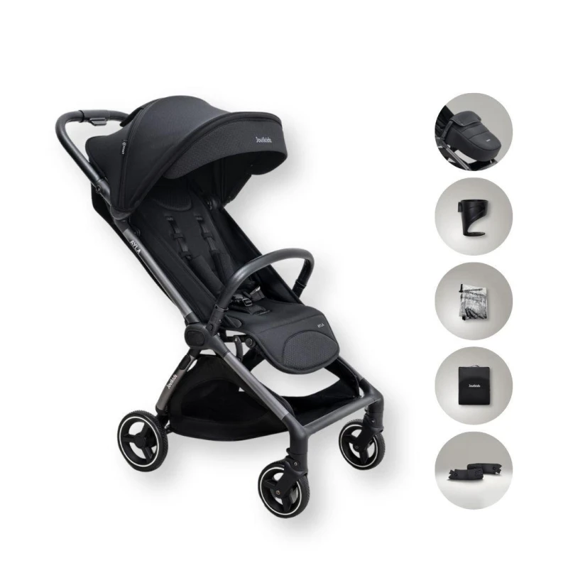 Image of JoviKids JoviKids Ayla Stroller - Urban Black Pushchairs 1 Black 73824990027