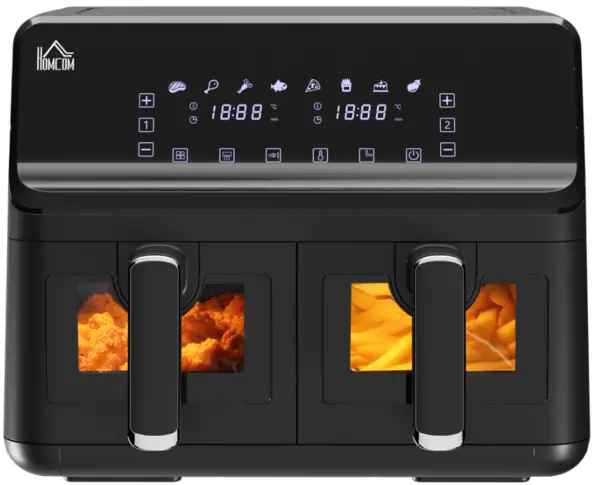 Image of Homcom 800-166V70Bk 2500W 8L Oil Free Air Fryer