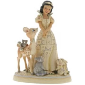 Image of Disney Traditions Forest Friends White Wonderland Snow White Figurine