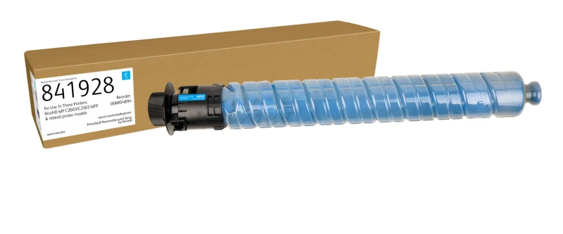 Image of Xerox Everyday Cyan Remanufactured Toner by Xerox compatible with Ricoh 841928, Standard capacity 006R04894