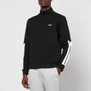 Image of BOSS Athleisure Sweat 1 Stretch Cotton-Jersey Sweatshirt - M