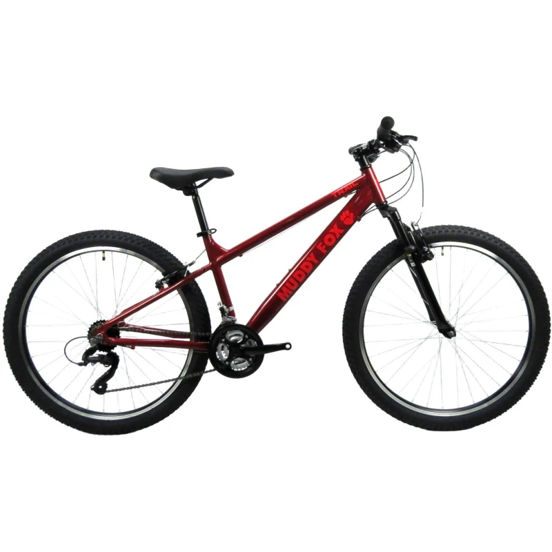 Image of Muddyfox Trail Hardtail Mountain Bike Adult Red unisex One Size