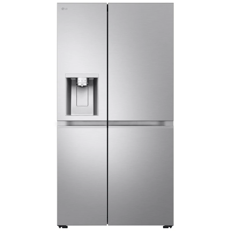 Image of LG NatureFRESH 628 Litre Side-by-Side American Fridge Freezer - Brushed Steel GSLE81BSBC Stainless steel