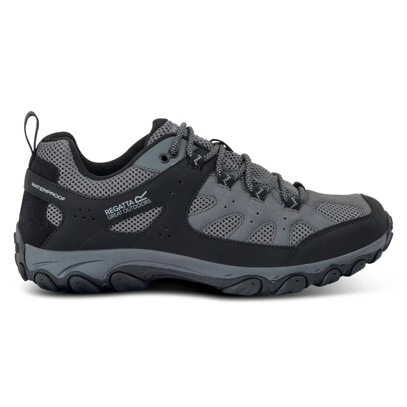 Image of Regatta Regatta Men Edgepoint Breathable Waterproof Low Walking Shoes in Grey Size: 8 Grey 8 Male 5063516063032