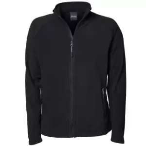 Image of Tee Jays Mens Full Zip Active Lightweight Fleece Jacket (M) (Black)