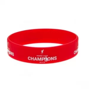 Image of Liverpool FC Premier League Champions Silicone Wristband