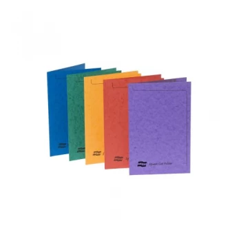 Image of Europa Square Cut Folder 300 Foolscap Assortment A Pack 50