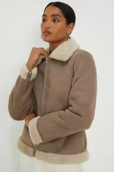 Image of Central Front Zip Aviator