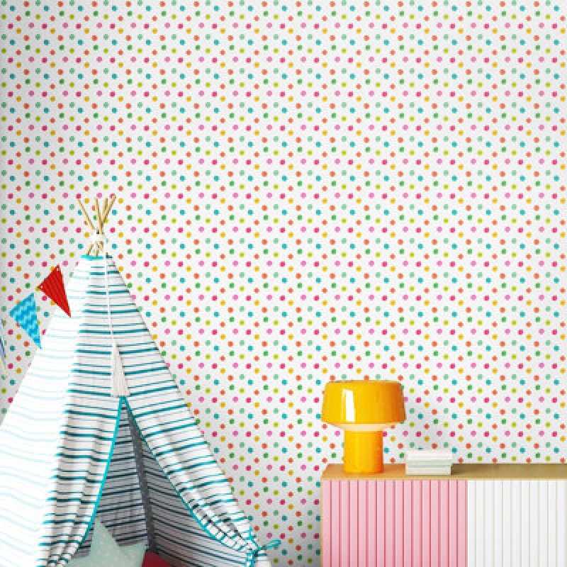 Image of Hoopla Walls Dotty Juicy Fruit 10M Wallpaper