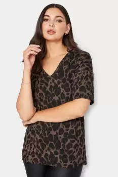 Image of Tall Leopard Print Top