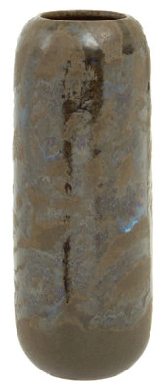 Image of Premier Housewares Brown Vase, Boho Chic Decorative Vase, Modern and Contemporary Stoneware Tall Vase, Large Vase for Homes Brown