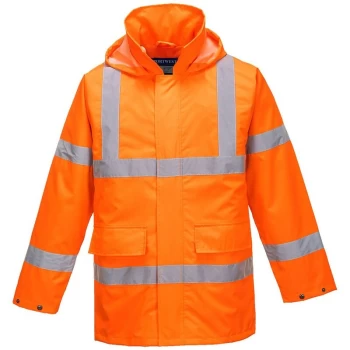Image of Portwest S160ORRM - sz M Hi-Vis Lite Traffic Jacket - Orange