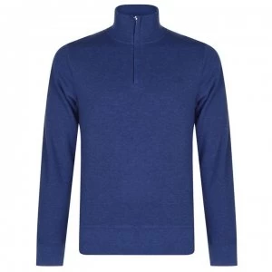 Image of Gant Half Zip Sweater - Indigo 487