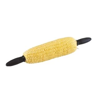 Image of KitchenCraft Large Non-Slip Plastic Corn-on-the-Cob Holders Set of 4