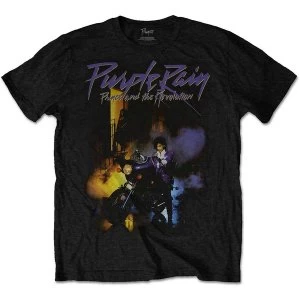 Image of Prince - Purple Rain Unisex Medium T-Shirt - Black
