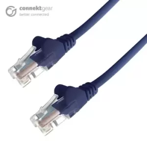 Image of Connekt Gear 20m RJ45 CAT6 UTP Stranded Flush Moulded LS0H Network Cable - 24AWG - Blue
