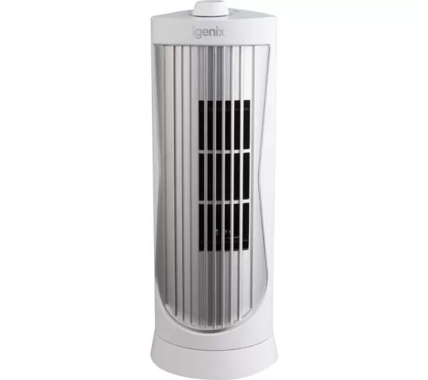 Image of Igenix Mini Tower Fan White 12 Inch
