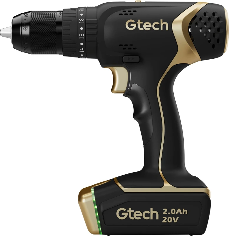 Image of Gtech Cordless Combi Drill - Black / Gold