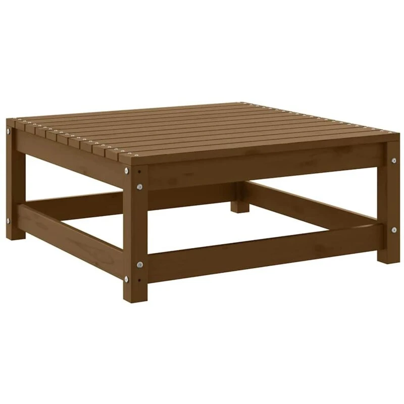 Image of VIDAXL Garden Footstool 70x70x30cm Honey Brown Solid Wood Pine Vidaxl 8720286354919