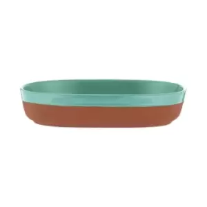 Image of Typhoon World Food 28X18Cm Oval Dish - Aqua