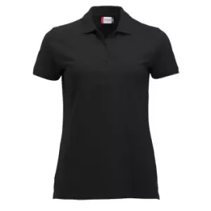 Image of Clique Womens/Ladies Marion Polo Shirt (L) (Black)