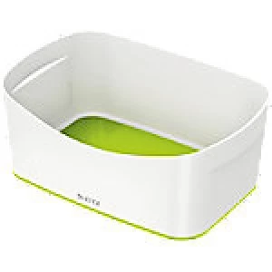 Image of Leitz Storage Tray WOW White, Green Plastic 24.6 x 16 x 9.8cm 1