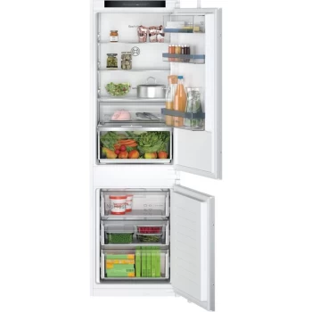 Image of Bosch Serie 4 KIN86VSE0G Integrated 60/40 Frost Free Fridge Freezer with Slided-mounted Kit - White - E Rated
