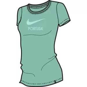 Image of Nike Portugal T Shirt 2020 Ladies - Green