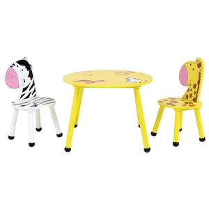 Image of Charles Bentley Kids Jungle Safari Table and 2 Chairs