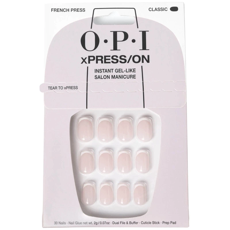 Image of OPI xPRESS/ON - French Press Press On Nails Gel-Like Salon Manicure