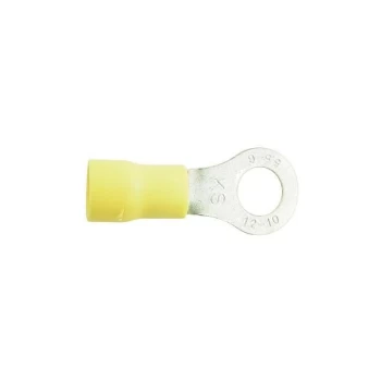 Image of Wiring Connectors - Yellow - Ring - 6mm - Pack of 2 - PWN304 - Wot-nots