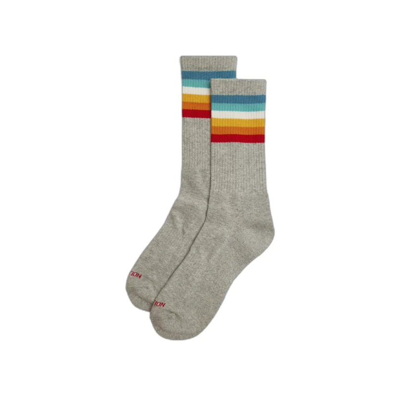 Image of Revolution Football Socks Revolution Jaquard Crew Gris Unisex TU