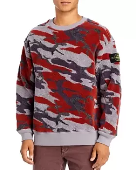 Image of Stone Island Camouflage Printed Sweatshirt