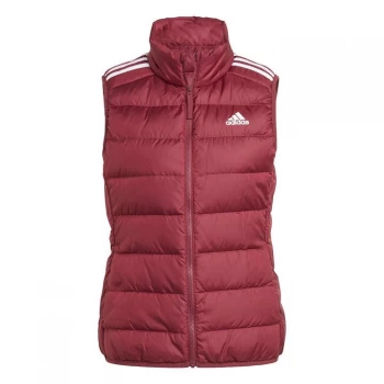 Image of adidas Essentials Light Down Vest Womens - Victory Crimson