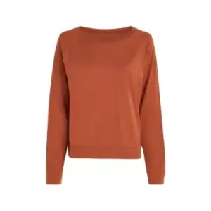Image of Calvin Klein L/S Curve Neck - Orange
